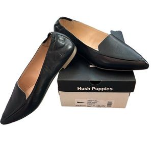 COPY - Hush Puppies Women's Hazel Pointe Flat Black Leather Sz 11 W